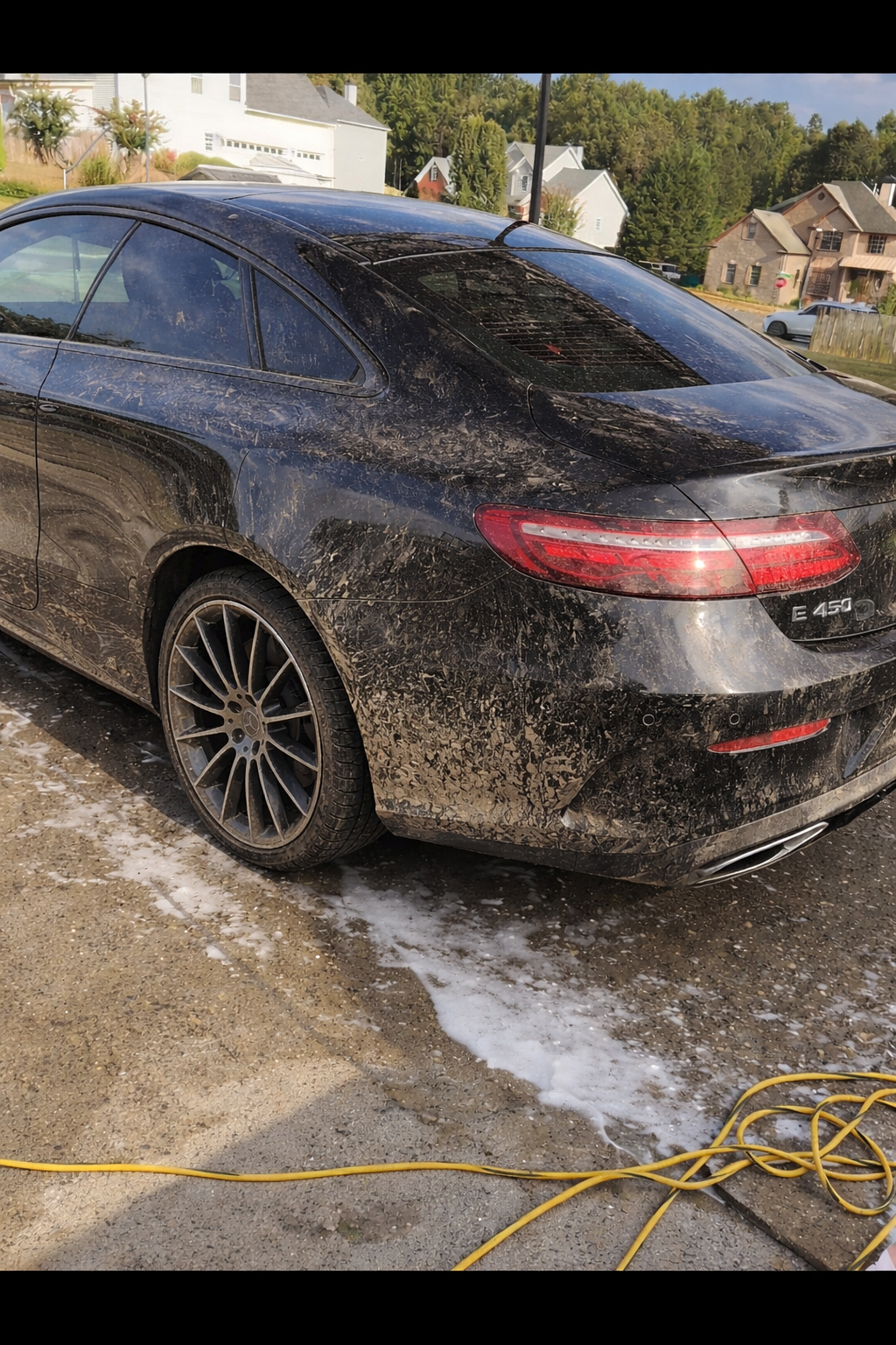 Before detail - dirty vehicle