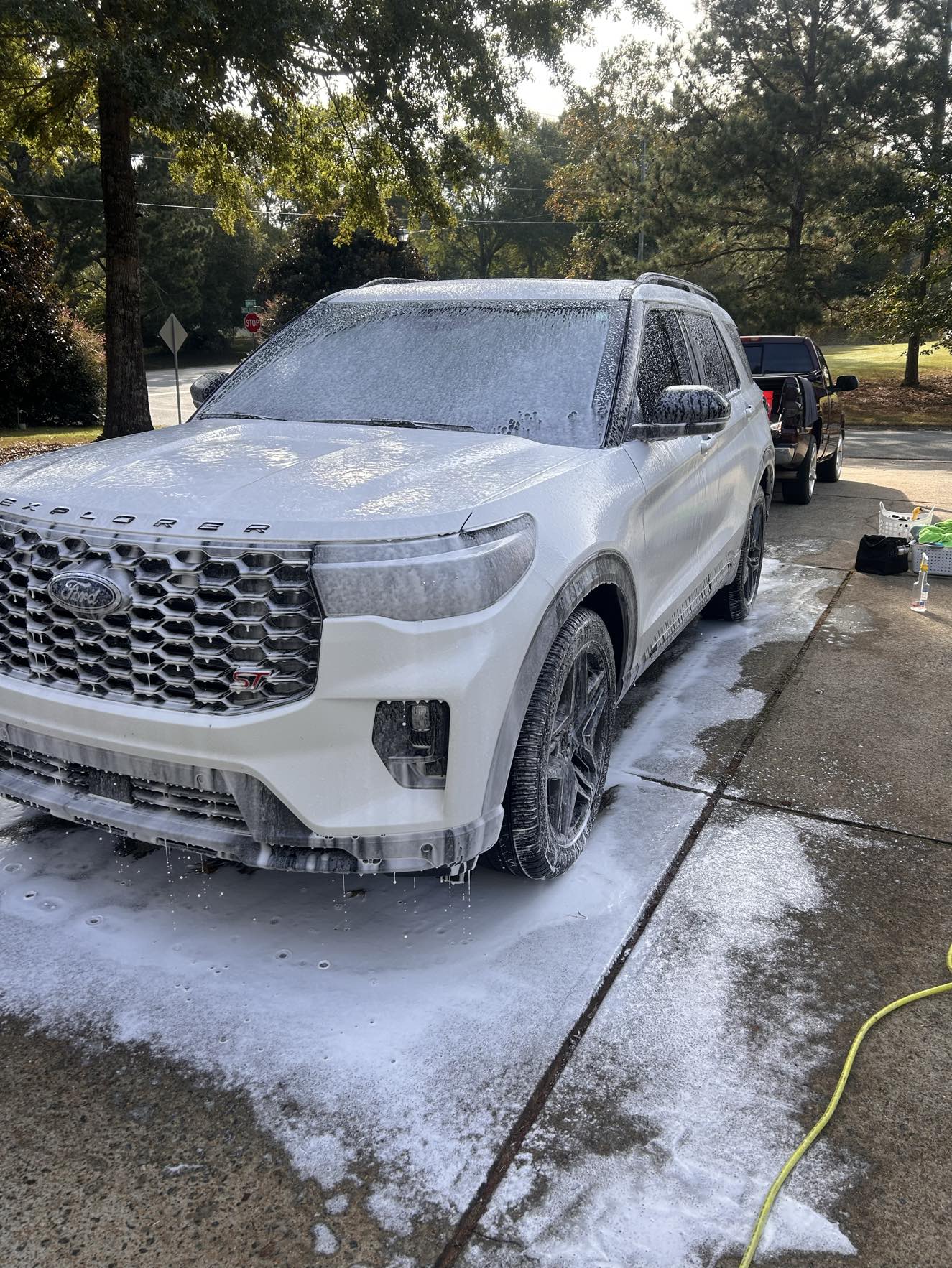 Ford Explorer ST foam wash