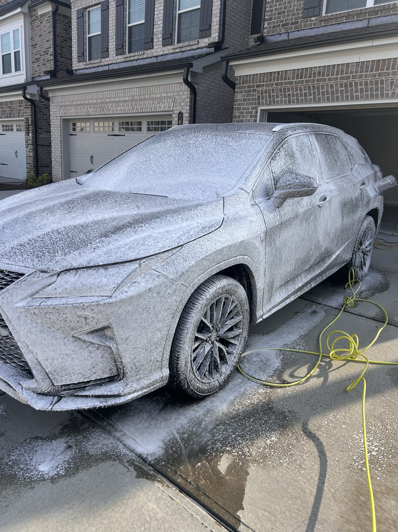 Lexus RX foam wash